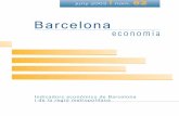 economia - Barcelona · L’economia catalana, com l’espanyola, veu limitat el seu creixement a l’entorn del 2% per l’atonia de la demanda externa. L’economia espanyola, amb