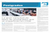 La gran variedad de tipos de postgrados que se impartirán ... · tipos de postgrados que se impartirán en Chile Una vez que finaliza el primer proceso formativo en la universidad