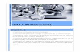 TEMA 7 BIOTECNOLOGIAtecnosiverafont.weebly.com/.../tema_7_biotecnologia.pdf · 2020-03-17 · BIOTECNOLOGIA ROJA: Està directament relacionada amb la medicina i els seus processos.