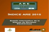 Boletأ­n Informativo de la Alianza de Revistas redie.mx/librosyrevistas/revistas/ revistas integrantes.