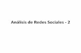 Análisis de Redes (Sociales) Homofiliamaterias.df.uba.ar/.../2016/08/03_RedesSociales_2.pdf · Dada una noción de conectividad, la red explicita patrones de organización subyacentes