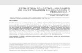 ESTILÍSTICA EDUCATIVA –UN CAMPO DE INVESTIGACIÓN EN ...vip.ucaldas.edu.co/latinoamericana/downloads/Latinoamericana11(2… · de investigación de interés para la educación