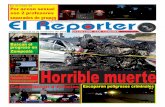 P-3 Horrible muerte - El Reporteroelreporterohgo.com/noticias/wp-content/uploads/... · forma inesperada ante los cuestionamientos por su mal gobernadores que ahora dicen buscarlos