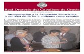 Real Oratorio del Caballero de Gracia · 2019-07-02 · El domingo 2 de octubre, 2016, se ha incor- porado Blanca a la Asociación Eucarística. Margarita ha sido su madrina. Y además