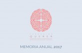 MEMORIA ANUAL 2017 - Fundación Querer · Pepe», un proyecto que tie-ne previsto ver la luz este año en Madrid. «El objeti- ... «Aprendo leyendo» Trabajarán con el programa