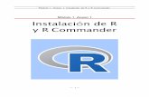 Módulo 1. Anexo 1 Instalación de R y R Commander€¦ · Como deseamos instalar también R Commander, tenemos que instalar también las librerías Tcl/Tk, seleccionándolas durante