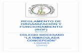 Revisión 05 COLEGIO DIOCESANO · El presente Reglamento de Organización y Funcionamiento (en adelante ROF) tiene por objeto regular la organización, la convivencia y el funcionamiento