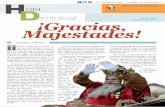 8 Enero 2017 ¡Gracias, Majestades! · Hoja Dominical | 8 Enero 2017. MONS. CIRIACO BENAVENTE Obispo de Albacete Fuente de corresponsabilidad eclesial y de dinamismo apostólico El
