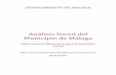 Análisis Social del Municipio de Málagaobservatoriosocial.malaga.eu/opencms/export/sites/observasocial/... · análisis de los datos de los Núcleos de Trabajo Social incluidos