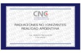 RADIACIONES NO IONIZANTES REALIDAD ARGENTINA · REALIDAD ARGENTINA Ing. ... radioeléctrico dentro del territorio nacional, cuyo programa principal se compone de sistemas de detección