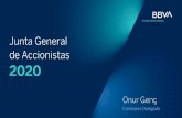 BBVA Junta General Accionistas 2020...BENEFICIO ATRIBUIDO 1.386 -1,0 % (1) Inversión no dudosa en gestión. Nota: actividad excluye ATAs. España Excelente gestión de la eficiencia