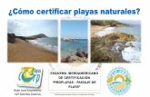 ¿Cómo certificar playas naturales? · Evaluación Interna de Paisaje de Playa de n Declaración pública Programa de monitoreo Programa de mantenimiento Espacio de concertación