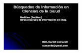 Búsquedas de Información en Ciencias de la Saludcii.org.ar/busquedas2.pdf · Búsquedas de Información en Ciencias de la Salud MedLine (PubMed) ... Registro de LILACS. ... Resultados