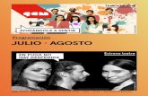 JULIO · AGOSTO · 1 Programación JULIO · AGOSTO GAM. Centro de las artes, la cultura y las personas — 2017 — Nº55 — Distribución gratuita Teatro familiar