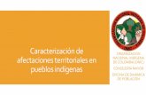 ESTIMACIÓN DE TIERRAS APTAS PARA ......Las afectaciones en territorios indígenas son aquellas acciones derivadas del conflicto armado u otras acciones que involucran la violación