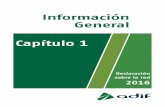 Información General Capítulo 1Información General 15 1 1.1.1.1. Principales Agentes del Sector Ferroviario en España A continuación se describen los principales agentes del Sector
