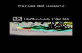 Manual del usuario - Herculests.hercules.com/download/sound/manuals/P32DJ/HERCULES_P...3. Especificaciones del producto 3.1. Especificaciones mecánicas - Dimensiones: 35,5 x 23,8