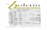 El b oletín · 2018-02-13 · 5 Maestá”, como La Silvia, probablemente estrenada en 1710, Orlando, ovvero La gelosa pazzia, de 1712, Ifigenia in Aulidee Ifigenia in Tauri, de