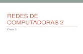 Redes de Computadoras 1redes2unaj.files.wordpress.com/2014/03/clase-3.pdf · COMPUTADORAS 2 Clase 3 . Agenda Principios de las aplicaciones de red