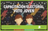 CAPACITACIÓN ELECTORAL VOTO JOVEN...Todos los argentinos mayores de 16 años, o que cumplan los 16 años hasta el día de la elección general. Los residentes extranjeros, que tengan