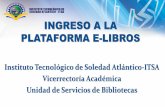 Instituto Tecnológico de Soledad Atlántico-ITSA Vicerrectoría … ingresar a la plataforma e... · 2014-08-28 · Ingresar a Academusoft Ingresar a la página de ITSA ... estructura