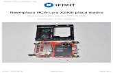 Reemplazo RCA Lyra X2400 placa madre · Esta guía le mostrará en detalle los pasos necesarios para eliminar de forma segura la placa base principal de su RCA Lyra X2400 para el