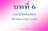 วงจรชีวิตผลิตภัณฑ์elearning.psru.ac.th/courses/255/บทที่ 6 วงจรชีวิต... · Product Develop- ment Introduction Profits