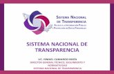 SISTEMA NACIONAL DE TRANSPARENCIAinicio.ifai.org.mx/CalendarioCapacitacion/Sistema Nacional de... · refería al acceso a medios de comunicación en el contexto de la reforma política