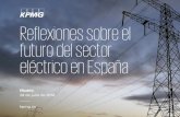 El futuro del sector eléctrico en España...del sistema eléctrico Bloque II: El sistema de peajes y cargos Bloque III: El déficit/superávit del sistema eléctrico y sus consecuencias