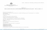 DECLARACIÓN DE CONFORMIDAD DE MODIFICACIÓN – PM CLASE … · 2020-07-27 · Ministerio de Salud Secretaria de Calidad en Salud A.N.M.A.T. "2020 - AÑO DEL GENERAL MANUEL BELGRANO"