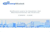EasyMaint Software de Mantenimientoeasy-maint.net/EasyMaint_Brochure.pdf · 2020-04-16 · » La tecnología de EasyMaint cuenta con la facilidad de ser instalado en un servidor o