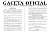 Gaceta Oficial número 40.683 - Cavecol · del Reglamento NO 1 sobre el sistema presupuestario, publicado en la Gacetð de la Repùblica Bolivariana de Venezuela NO 5.781 Extraordinario,
