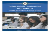 Instituto de Innovación Alimentaria - Food ConsultingInstituto de Innovación Alimentaria PRESENTACIÓN En el contexto de las actividades acadé-micas desarrolladas por la Universidad