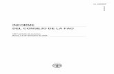 INFORME DEL CONSEJO DE LA FAO1 CL 150/REP N-X ISSN 0251-530X SN 0251-0X INFORME DEL CONSEJO DE LA FAO 150.º período de sesiones Roma, 1-5 de diciembre de 2014
