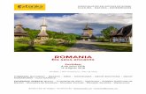 ROMANIA, els seus encants - Baraka Club de Viatges els seus encants.pdf · Els seus encants Sortides: 9 de juliol 2018 13 d’agost 2018 ... per ser posteriorment ocupada pels seus