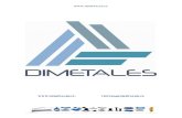 VENTAS@DIMETALES · 2019-01-29 · ESCALINES Escalines fabricados en acero, con espesor de 19 mm, con recubrimiento de galvanizado en caliente REJILLAS SUMIDEROS ACERO LAMINADO Rejillas,
