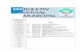 BOLETIN 29 de diciembre 0FICIAL MUNICIPAL · 29 de diciembre de 2016 BOLETIN 0FICIAL MUNICIPAL Provincia del Chubut ... Pág. 2 Ordenanza N° 12399 Creación Consejo Municipal de