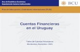 Cuentas Financieras en el Uruguay - CEMLA · unidades del sector privado a excepción de: actividad agropecuaria, construcción, servicios de profesionales independientes, actividades