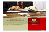 Manual de Procedimientos - Veracruz · Análisis y Programación del Presupuesto de Inversión. • La Información del corte semanal de infraestructura para el desarrollo se requiere