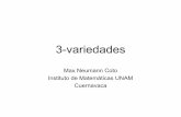 Max Neumann Coto Instituto de Matemáticas UNAM …max/Minicursos/3variedades/5-Geometrizacion.pdfhomogénea todos los puntos de la variedad tienen vecindades geométricamente idénticas