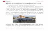 Barcelona incrementa la generació solar a la ciutat · 1 » Nota de Premsa 28 de desembre de 2018 Barcelona incrementa la generació solar a la ciutat » Es doblarà la generació