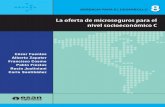 La oferta de microseguros para el nivel socioeconómico C · 2020-07-05 · C, microempresarios en su mayor parte, y un sondeo sobre la demanda de microseguros. En el capítulo 3