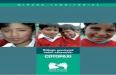 COTOPAXI - contratosocialecuador.orgcontratosocialecuador.org/.../cuadernocotopaxi.pdf7 COTOPAXI Financiamiento de la educación: la distribución del presupuesto hace más visible