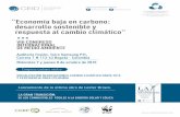 “Economía baja en carbono: desarrollo sostenible y ...ceidcolombia.org/pdf/Info-General-VIII-CONGRESO-INTNAL-MEDIO-AMBI… · Presentación contribución nacional de reducción