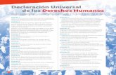 Declaración Universal de los Derechos Humanos · 2020-05-23 · 3. La familia es el elemento natural y fundamental de la sociedad y tiene derecho a la protección de la sociedad