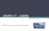 GRUPO CT - ASIDEK€¦ · MEP Inventor Autodesk AutoCAD Plant 3D AutoCAD LT ... Publicaciones Técnicas, Planificación de Fabricación, ... Asidek les ofrece un servicio 360º en