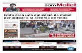 ECONOMIA Emfo crea una aplicació de mòbil per ajudar a la ... · Una aplicació de mòbil per facilitar la recerca de feina Mollet és la primera ciutat de tot Catalunya que posa