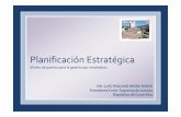 LUIS PAULINOMORA PlanificacionEstrategicaGestionxResultados - Centro de Estudios de ... · 2013-01-20 · de planificación estratégica 2000-2005. •Conciencia de los apreciables