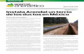 Instala Arendal un tercio de los ductos en Méxicofiles.ctctcdn.com/942e5abf201/9040ba43-d4dc-4a64-9a8b-4... · 2016-05-18 · MIÉRCOLES 18 de Mayo de 2016 4 Habrá 10 mil kms adicionales