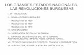LOS GRANDES ESTADOS NACIONALES. LAS REVOLUCIONES … · liberalismo y socialismo: Nació del pensamiento ilustrado del s. XVIII y fue luego reelaborado en la época de la Revolución